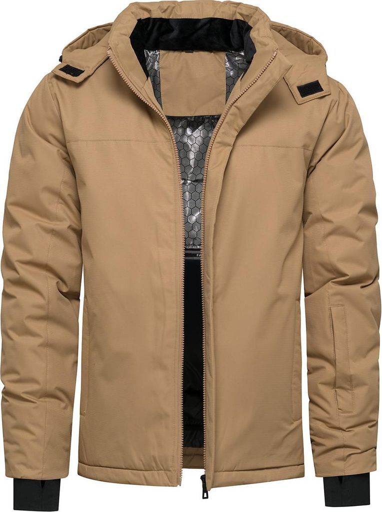 Recea Winterjacke für Männer Omnigald senf 3XL