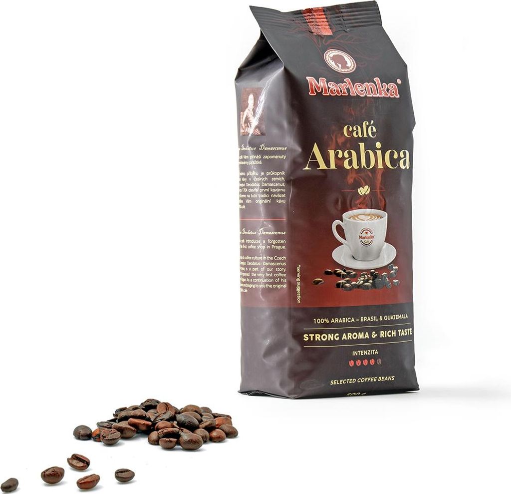 MARLENKA® Caffè Arabica (1 x 500 g) - Chicchi di caffè Immagine del prodotto 