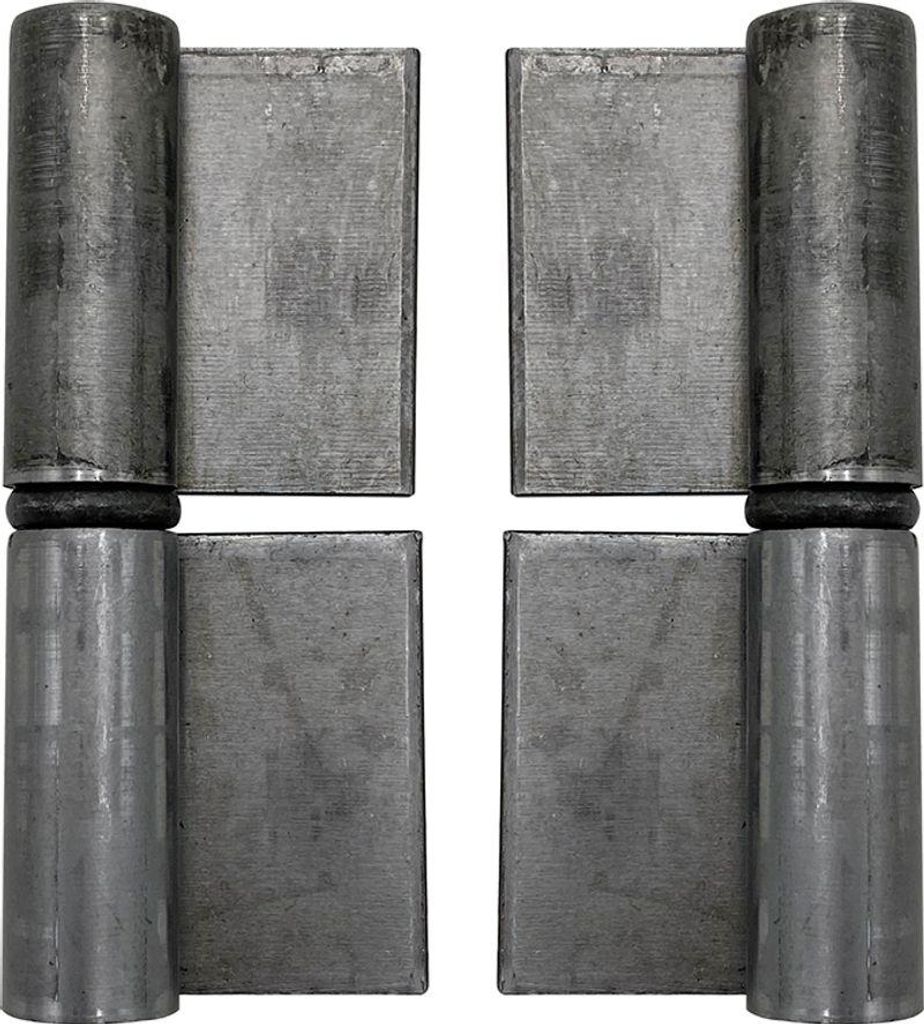 Türscharnier T00341, 080 mm, Stahl, Packung 2 Stk. Produktbild 