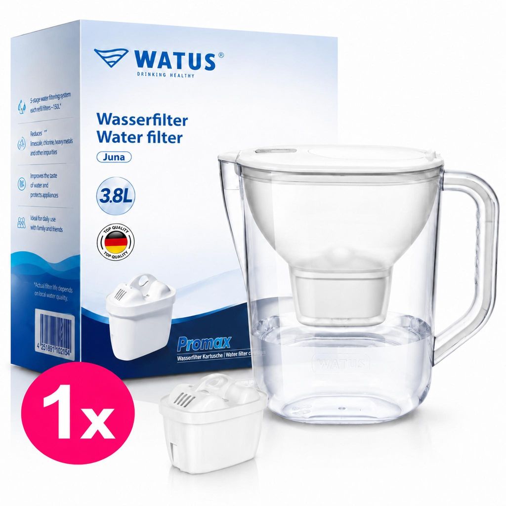 WATUS Kannen 3.8L für Brita Wasserfilter , Kompatibel mit Produktbild 