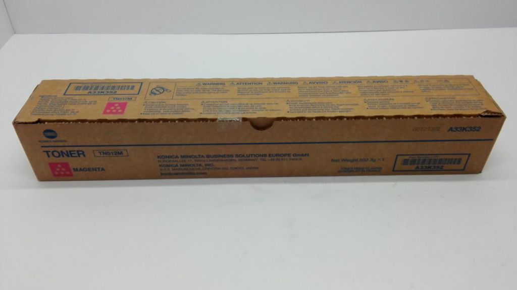 Konica Minolta TN-512M Tonerkartusche A33K352 Magenta für Bizhub C454/C554