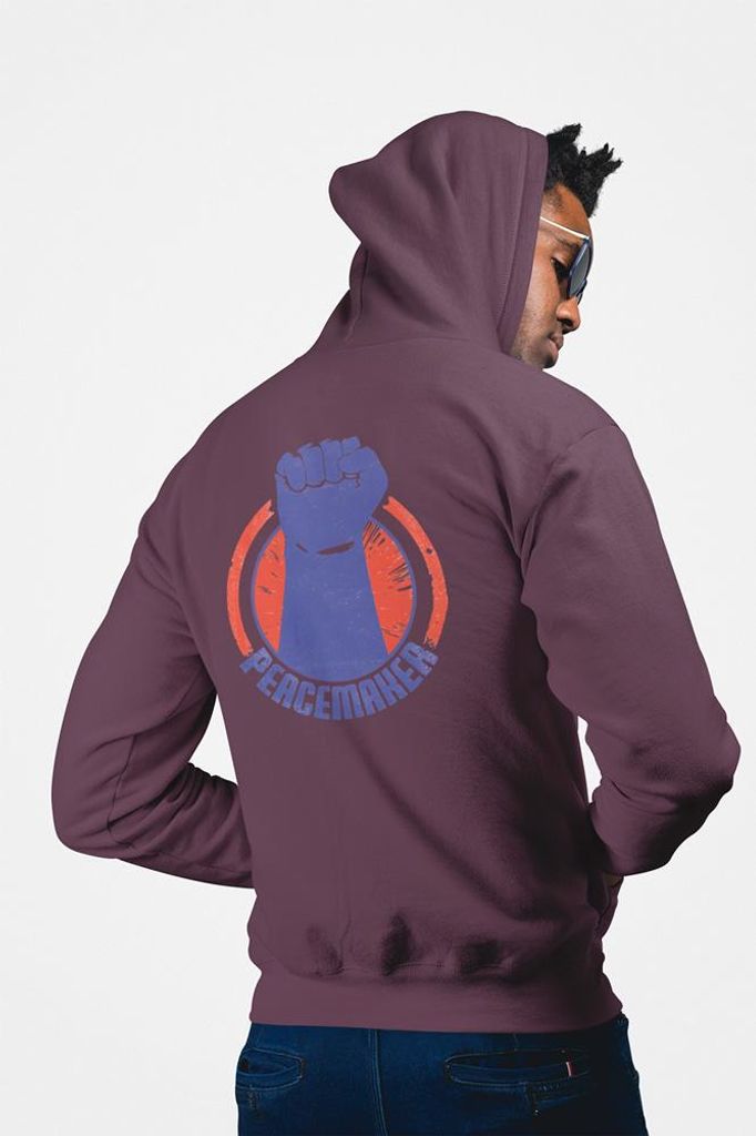 D&B Uni Hoodie ZIPMO00087 Peacemaker Braun-Größe M