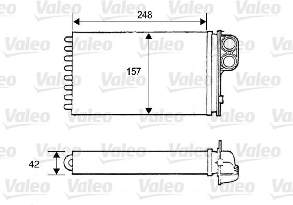 Stop Fuite Chauffage Habitacle 406 : Échangeur Valeo 812115 OE 6448 74