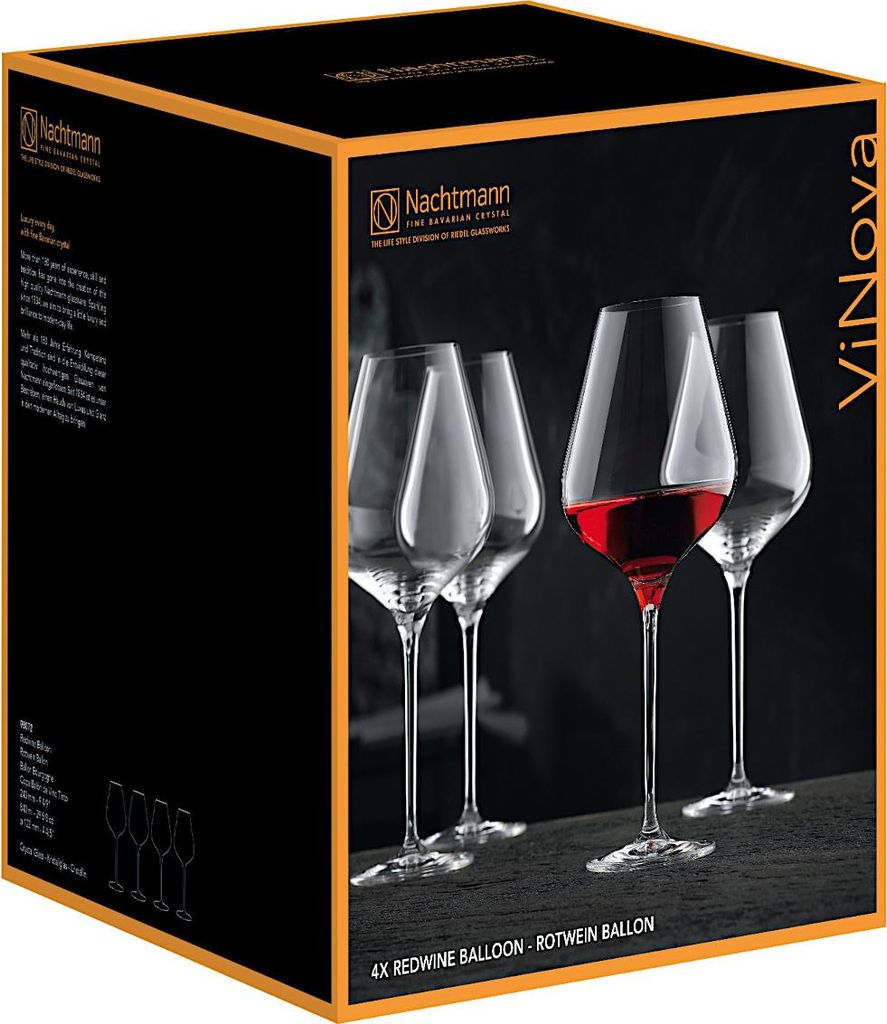 NACHTMANN 98072 VINOVA Rotwein Ballon Weinglas 4er Set Produktbild 