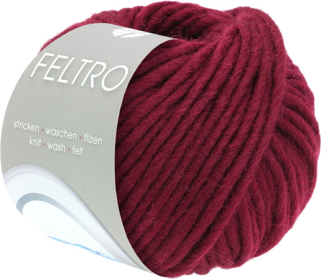 Lana Grossa FELTRO UNI 50 g moderne Filzwolle in 51 Farben Produktbild 