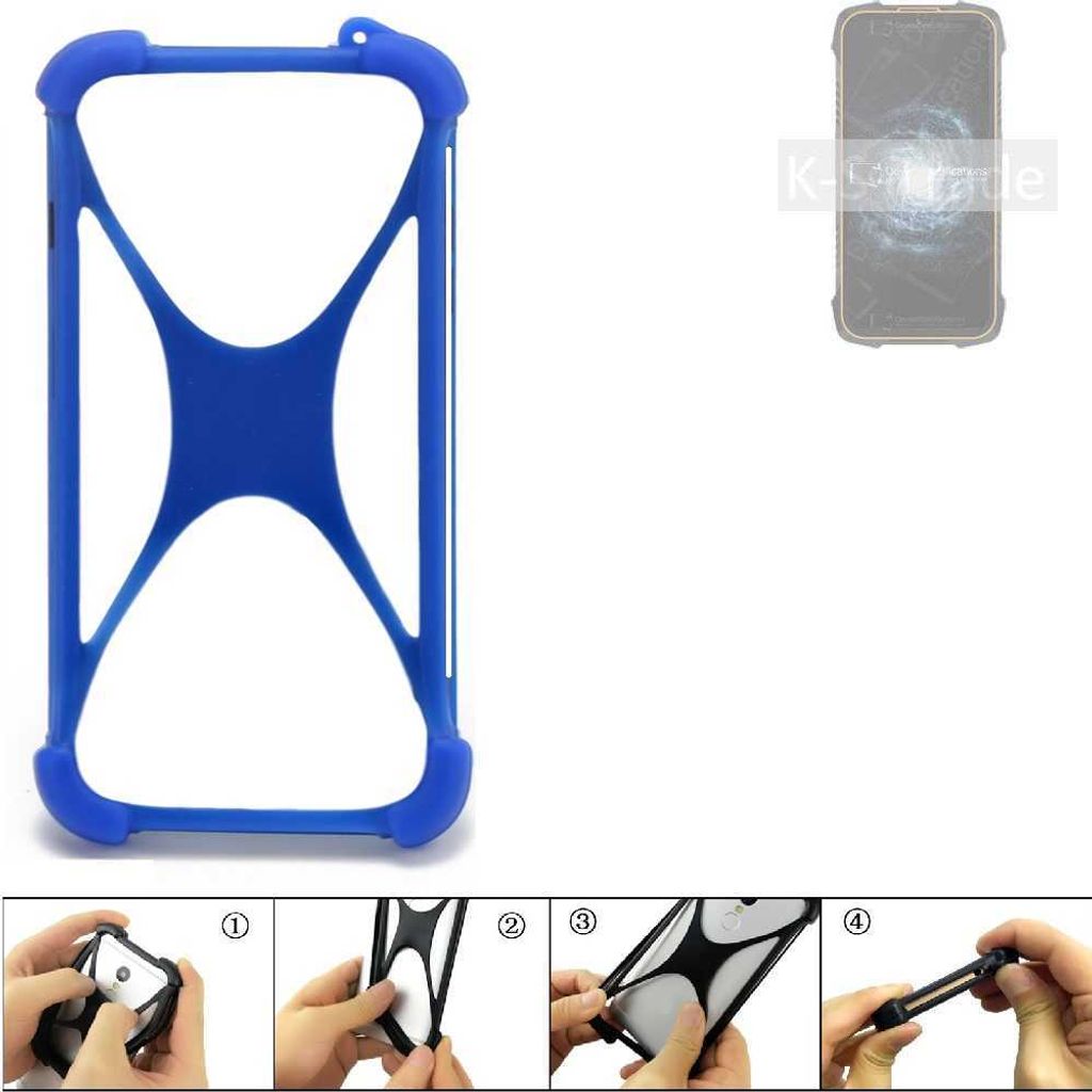 K-S-Trade Handy Hülle kompatibel mit Cubot KingKong 6 Silikon Schutzhülle Cover Case Bumper Silikoncase TPU Softcase Schutz Hülle Smartphone