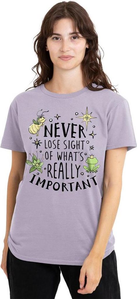 The Princess and the Frog - "Never Lose Sight" T-Shirt für Damen TV25340 (XL) (Lavendel)