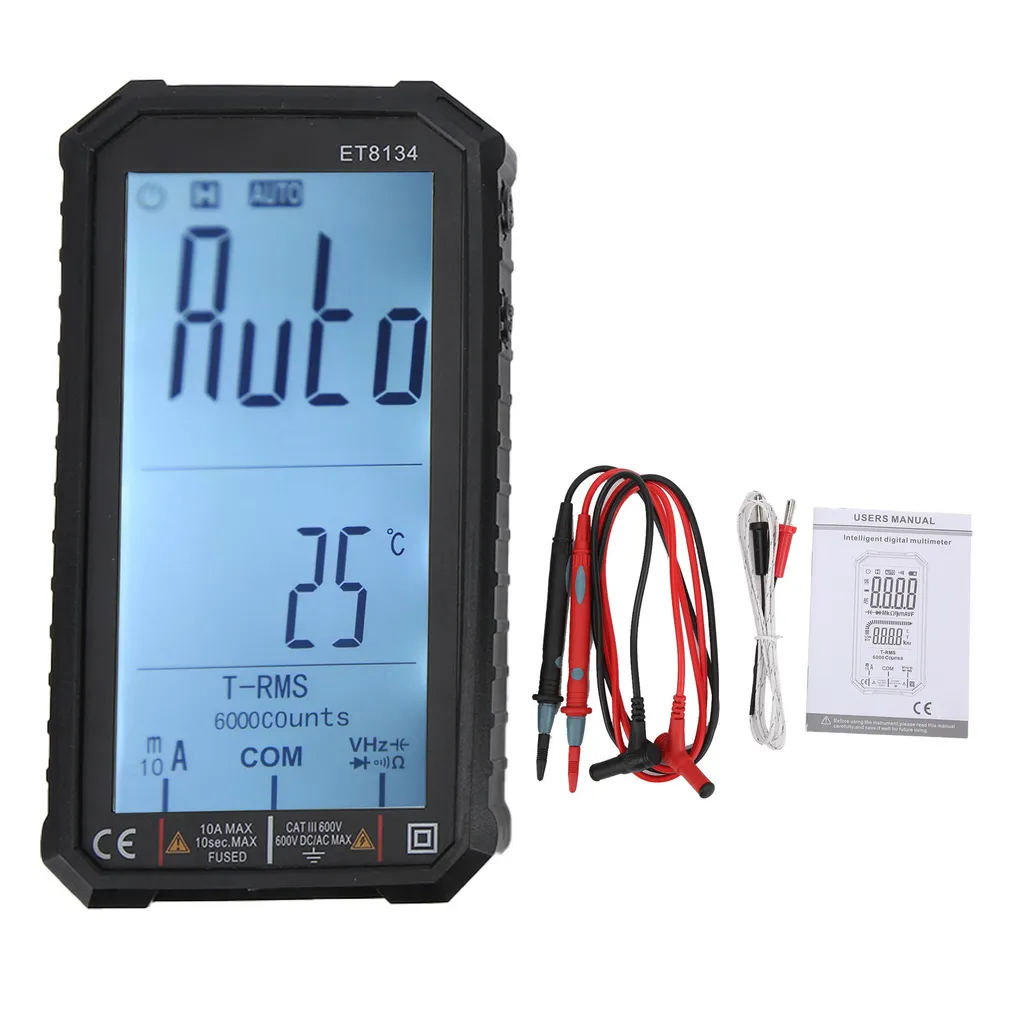 Multimètre automatique multifonction avec écran LCD haute précision - 6