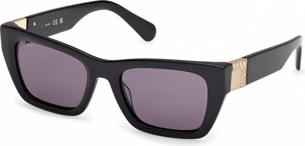 MAX &CO MO0124 Shiny black 53/19/140 Damen Sonnenbrillen