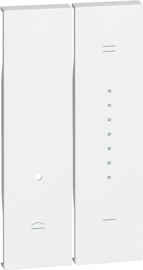 Bticino Living Now KW19 Cover Dimmer 2M Bianco - Design e Finitura Satinata