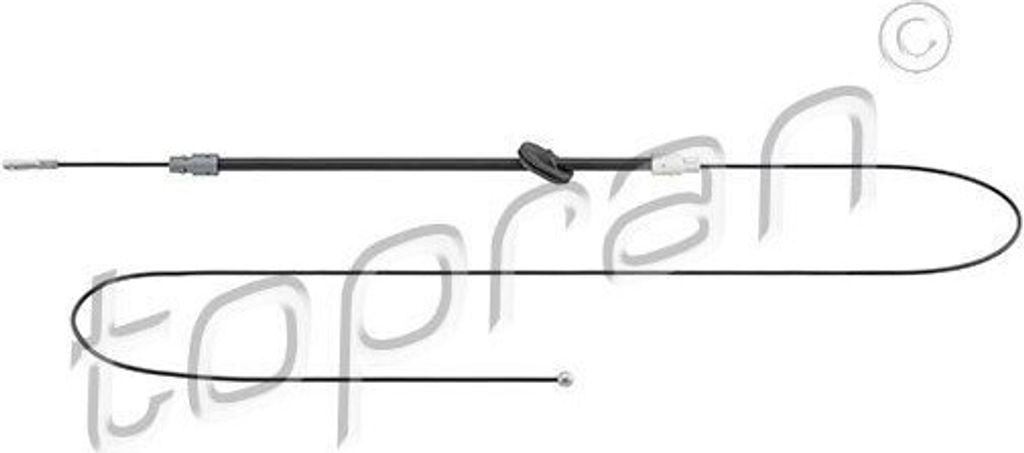 TOPRAN 114 851 - OE 906 420 22 85 Handbremsseil, vorne für Sprinter (W906), Crafter (2F), Crafter (2E)