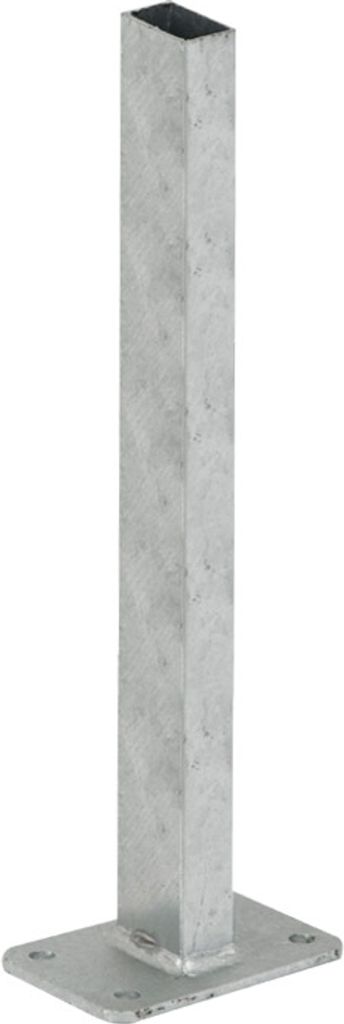 Fußplatte - Führungshülse: 65 cm für Mod. U & Objekt, statisch