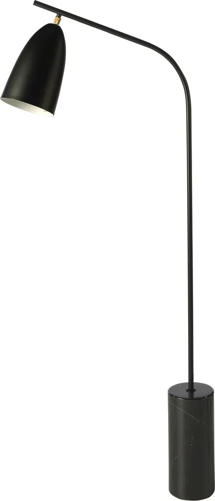 Lampadaire Angel Cerdá 8051 en marbre noir et acier - Luminaire Design