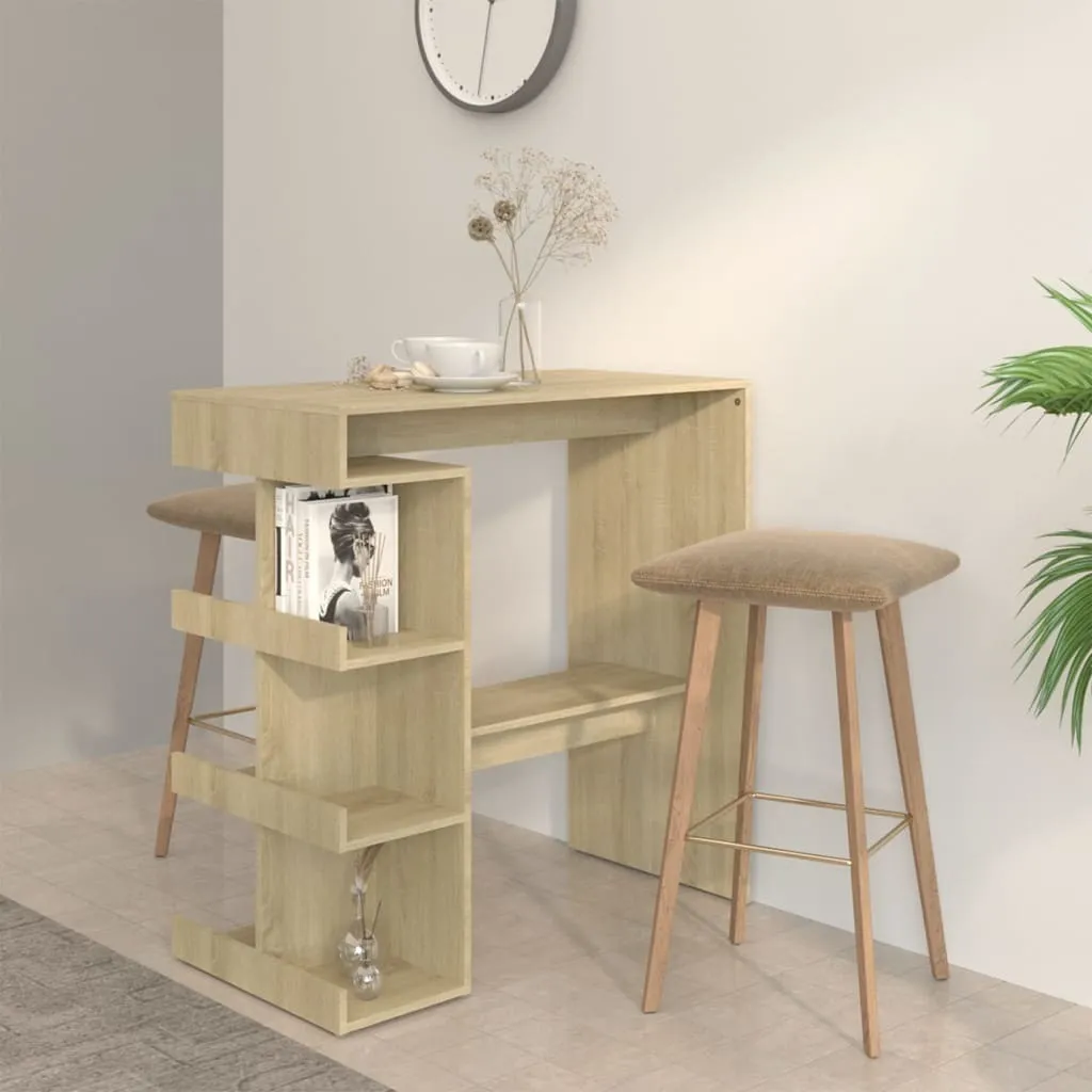 Tavolo Alto da Bar Maison Exclusive Rovere Sonoma 100x50x101 cm