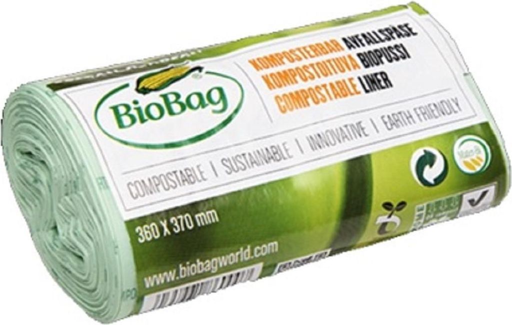 WORKI NA ODPADY BIO I ZMIESZANE 6 L 30 szt. (KOMPOSTOWALNE I BIODEGRADOWALNE) - BIOBAG