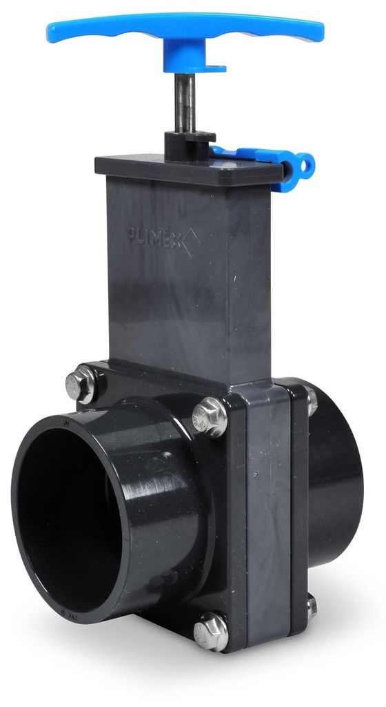Cepex  Zugschieber 50 mm Edelstahlspindel Kunsstoffplatte Produktbild 