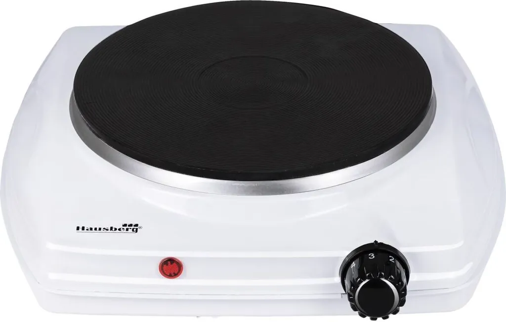 Réchaud d'appoint compact 1500W Hausberg HB-519AB pour cuisiner sans gaz