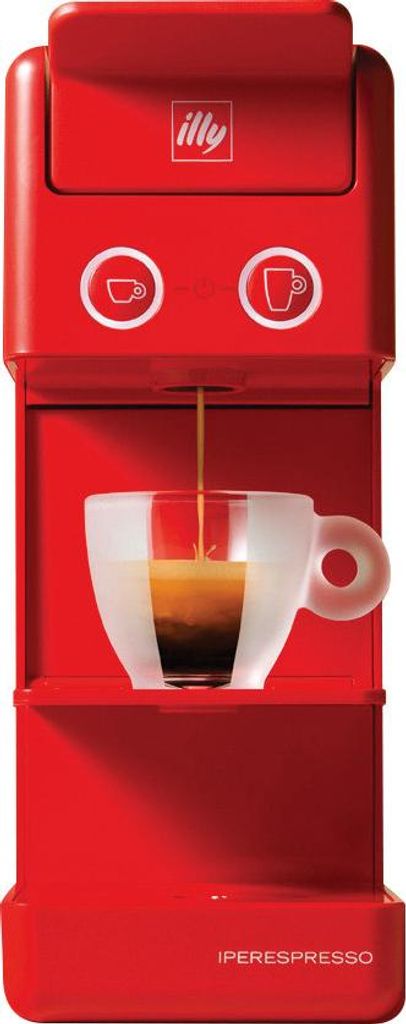 Illy Y3.3, Pad-Kaffeemaschine, 0,75 l, Kaffeekapsel, 1250 W, Rot