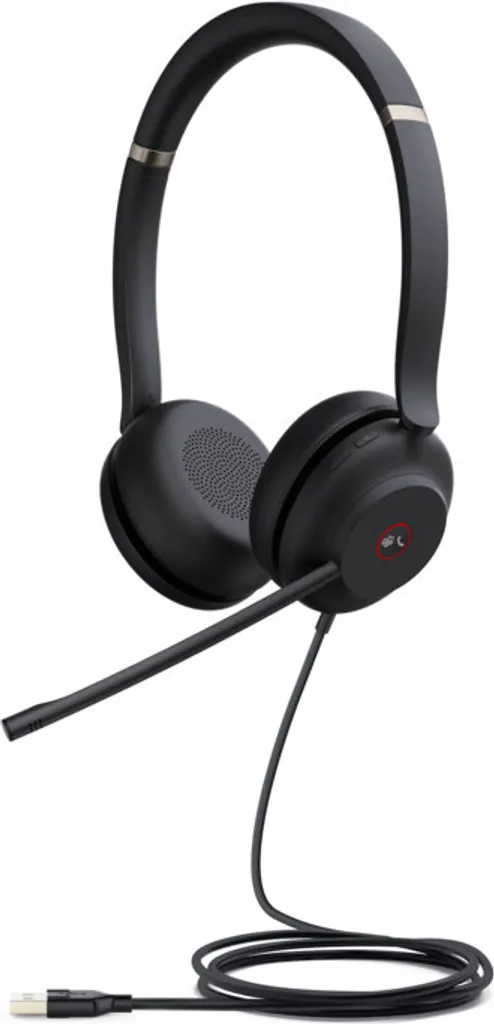 Casque Yealink UH37 Dual filaire UC noir avec micro anti-bruit
