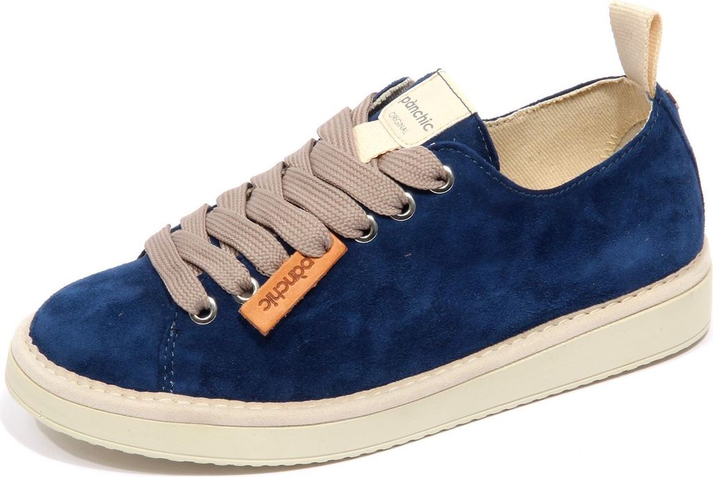 F9372 sneaker donna blau PÀNCHIC scarpe Wildlederschuh Frau