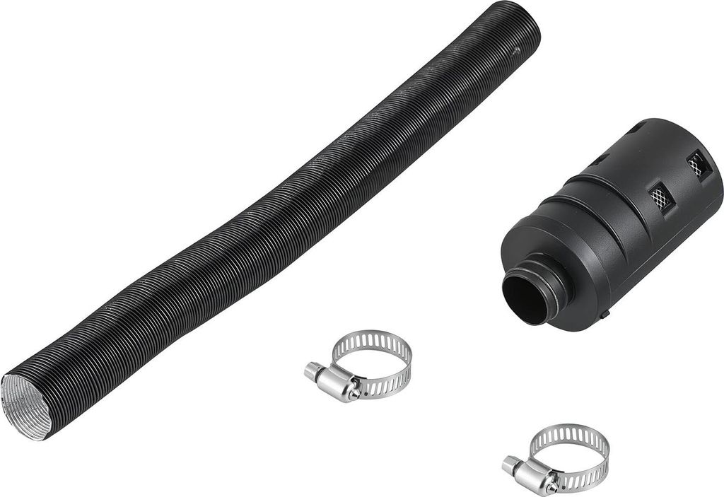SucceBuy Ansaugrohr-Set für Dieselheizungen, 25 mm Kanalrohr für Standheizungen, flexibler und formbarer Luftansaugfilter-Schalldämpfer-Schlauch...