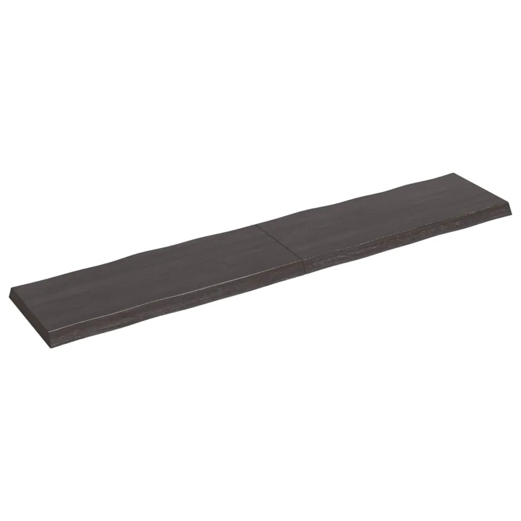 Piano Tavolo 200x40 Legno Massiccio Bordo Albero | Top Artigianale