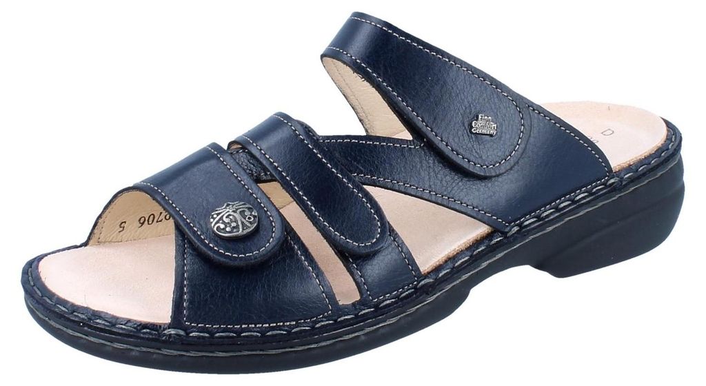 Finn Comfort, Ventura-Soft, Femme, Pantolette, Océan, Bleu, Image du produit 