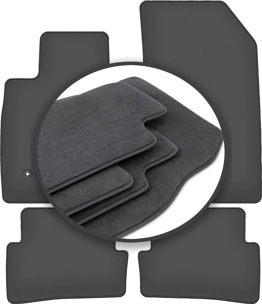 Premium-Fußmatten für: Renault Clio IV Grandtour, Kombi, Schrägheck (2013-)