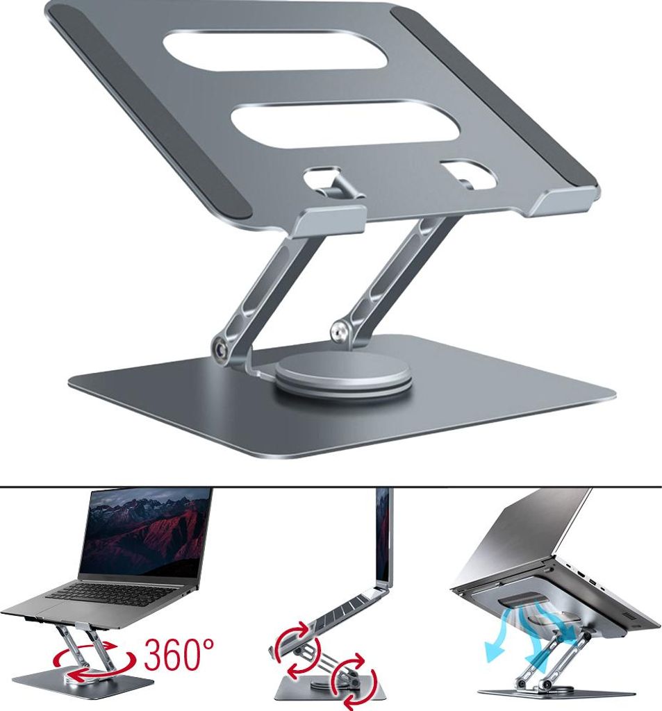 Support pour ordinateur portable réglable en hauteur avec Image du produit 