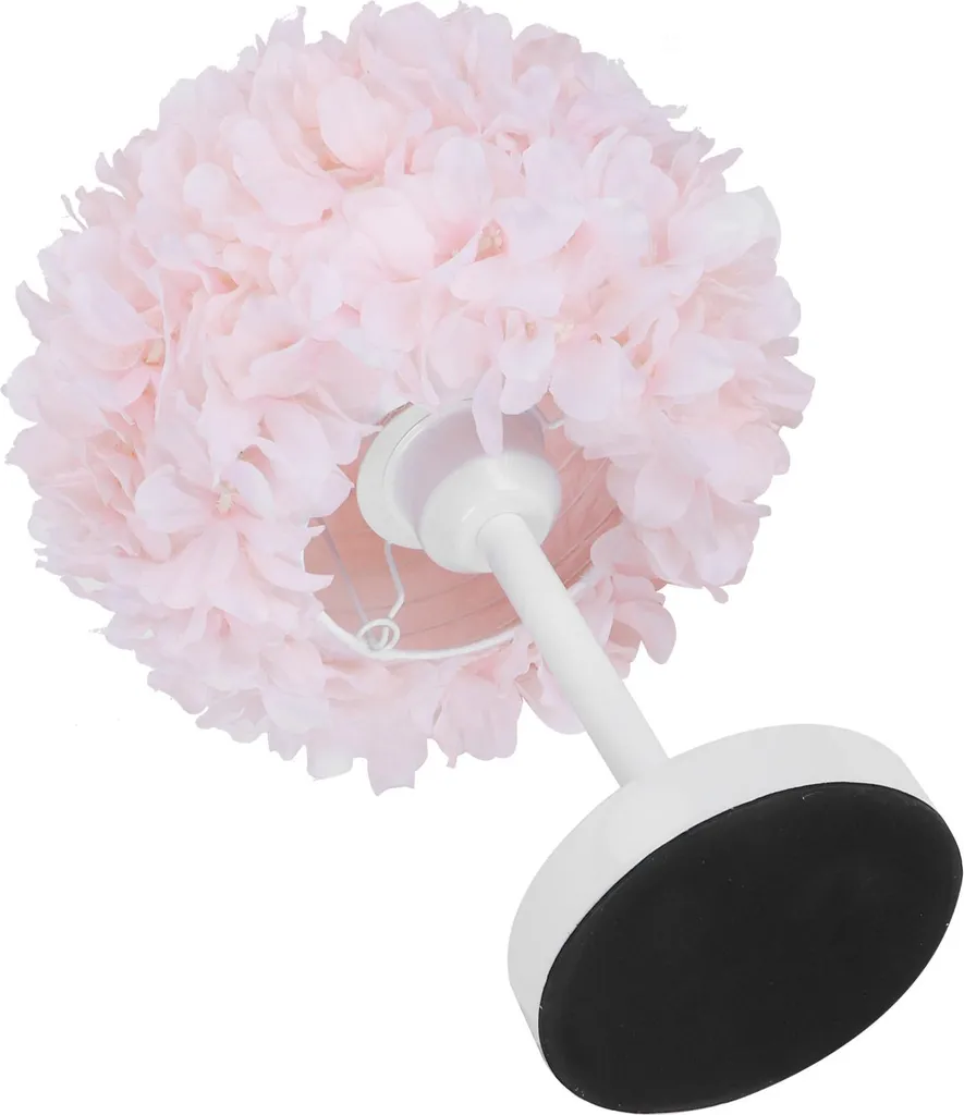 Lampe de table Fleur Rose avec Prise EU 110-240V pour Table de Chevet