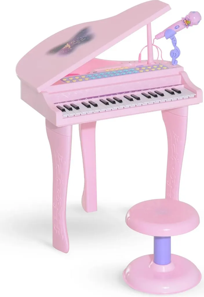 Piano Enfant Rose avec Micro : Occuper et Éveiller Votre Enfant