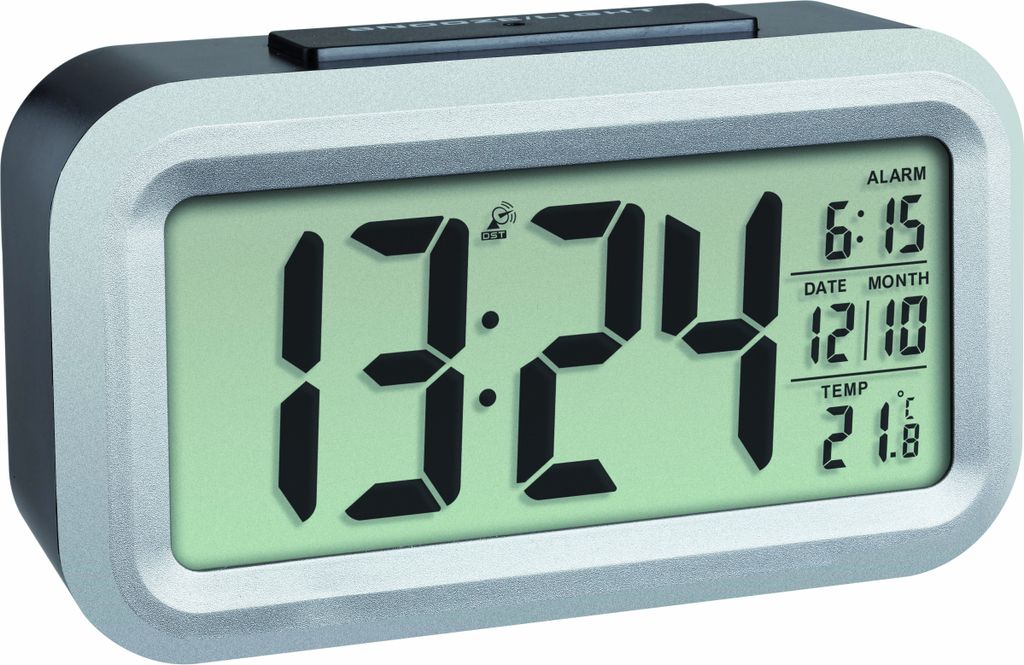 Digitaler Funk-Wecker mit Temperatur LUMIO PLUS, Produktbild 