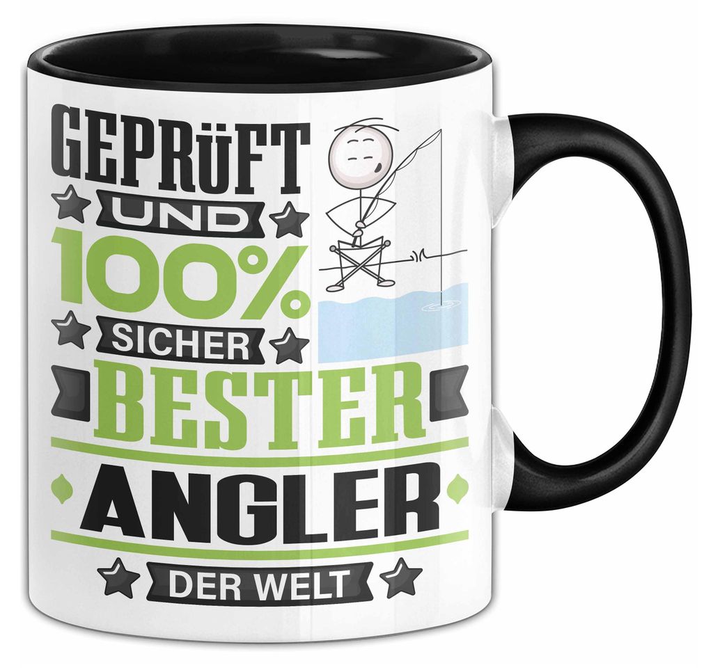 Angler Geschenk Lustiger Spruch für Angler Geschenkidee Produktbild 
