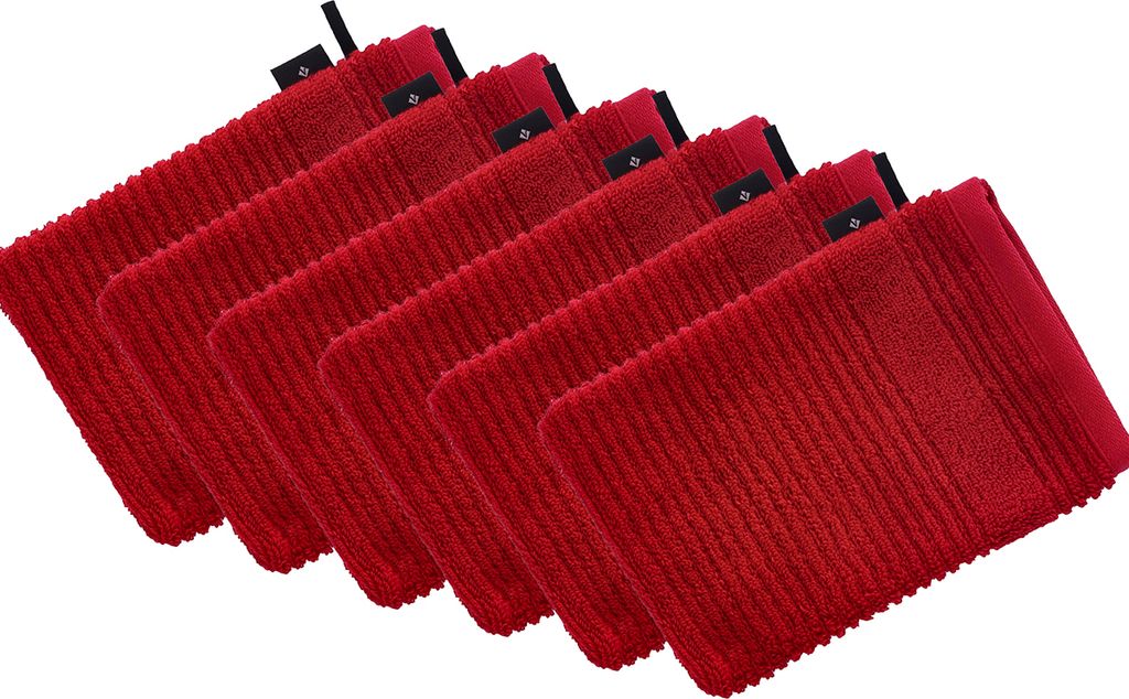 6er Pack Waschhandschuh Tomorrow von der Marke Vossen 22 x 16 cm