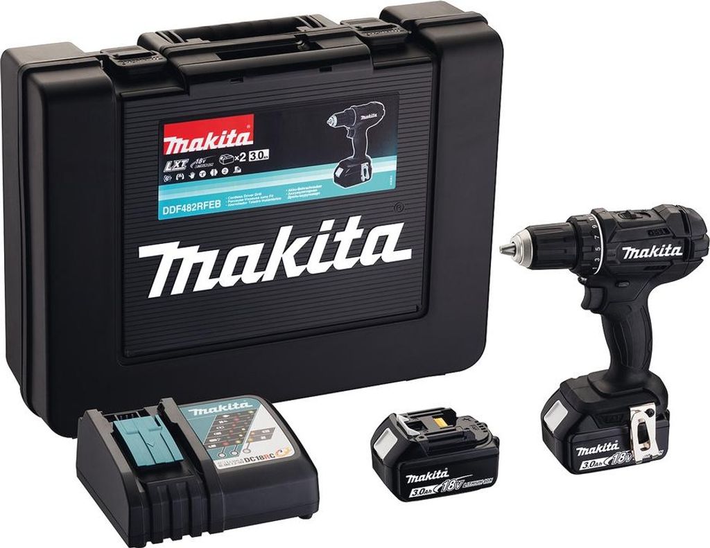 Makita DDF482RFEB accu-boormachine/schroefmachine Productafbeelding 