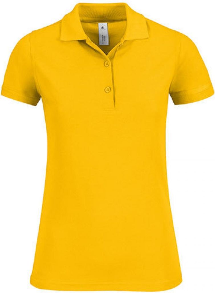 B&C PW457 | Damen Poloshirt Safran Timeless / Women - Farbe: Gold - Größe: XS