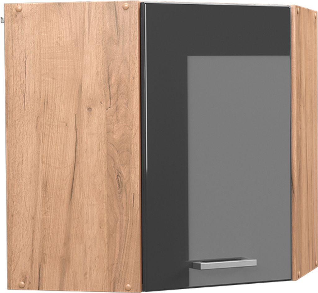 Eckhängeschrank Vicco R-Line Anthrazit Hochglanz 57 cm, Model 37127