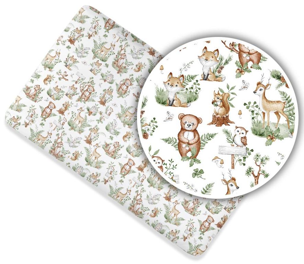 Lenzuolo con Angoli per Lettino 80 × 160 cm – 100% Cotone, Immagine del prodotto 