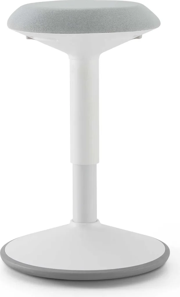 Lykke Tabouret à Bascule Comfort Blanc - Siège Ergonomique Scandinave