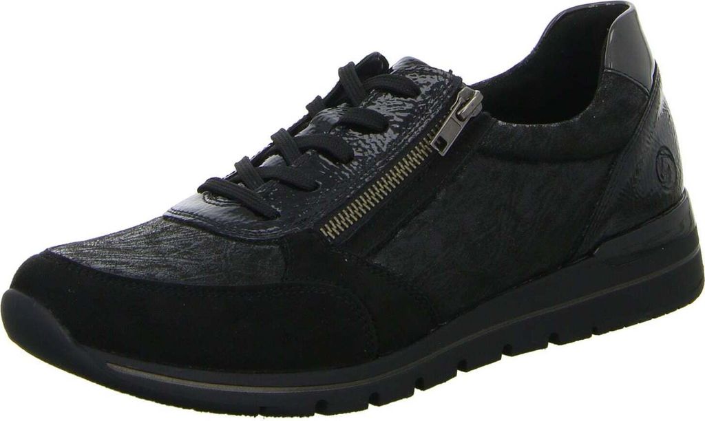 Remonte Low Sneaker Damen Textil & Synthetik Schwarz Größe: 37