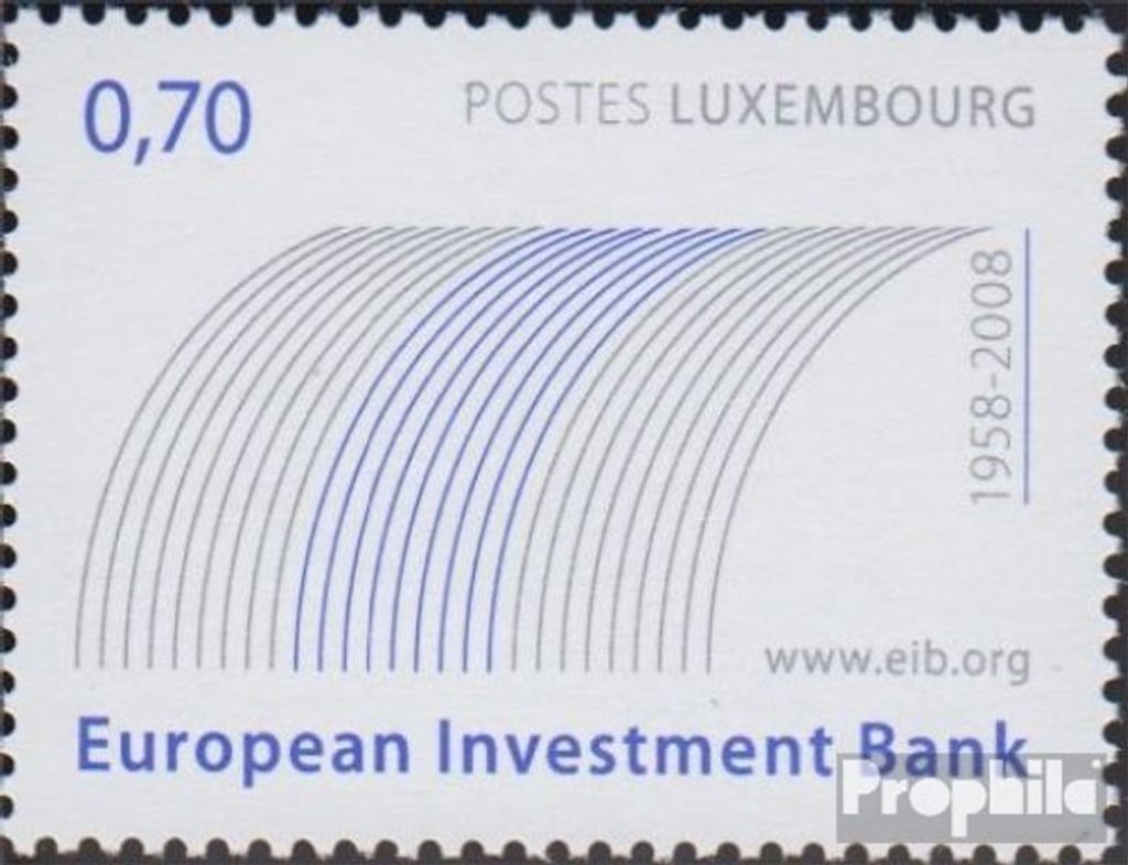 Briefmarken Luxemburg 2008 Mi 1773 (kompl.Ausg.) postfrisch Europäische Investionsbank