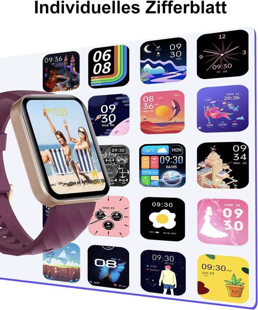 Smartwatch Elegante con Chiamate e Fitness Tracker - Donna e Uomo - 6