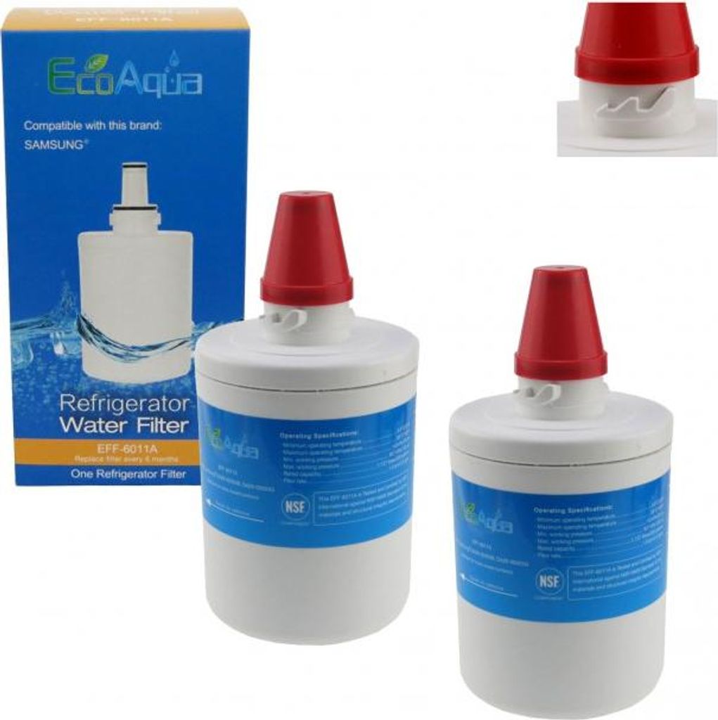 2x Wasserfilter EcoAqua EFF-6011A – kompatibel zu Samsung DA29-00003G