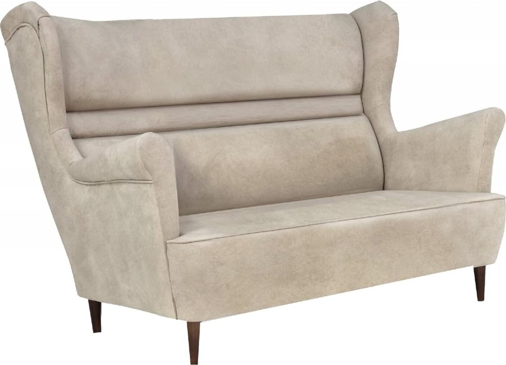 Family Meble Sofa Zoja 2-Sitzer Sofa Couch Zierpolsterung Freistehendes Lounge Sofa Bequem zum Entspannen Für Wohnzimmer Wartezimmer Büro (AURA 02)