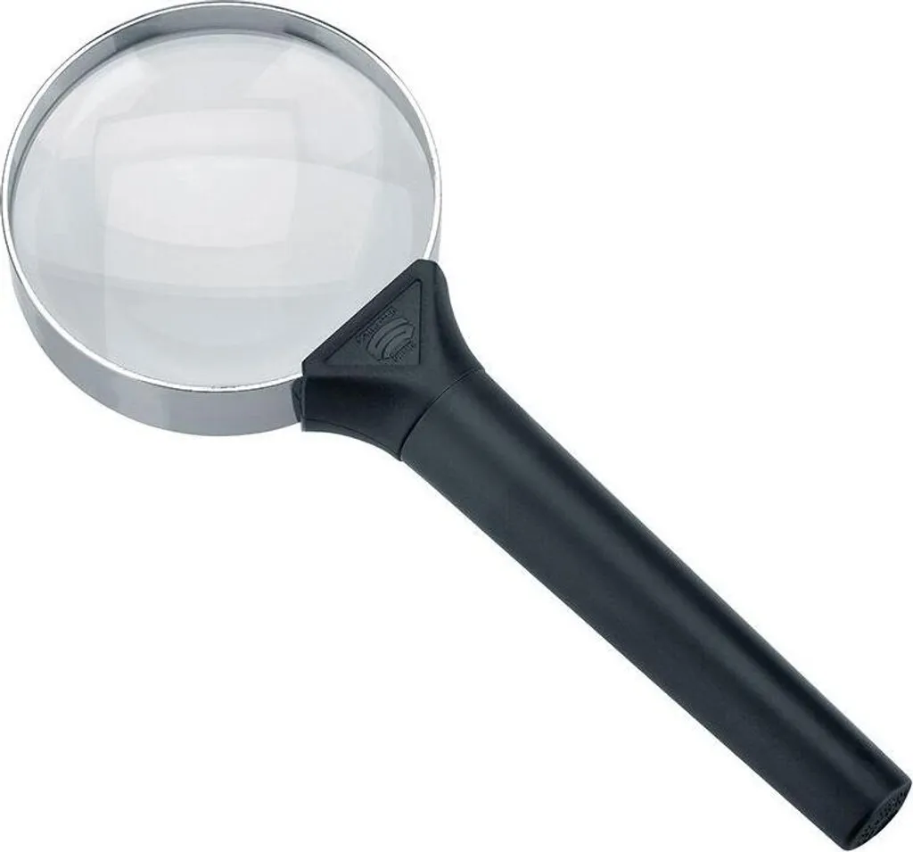 Lire Petits Caractères avec Loupe Schweizer 2,5x Ø 65mm Ergonomique