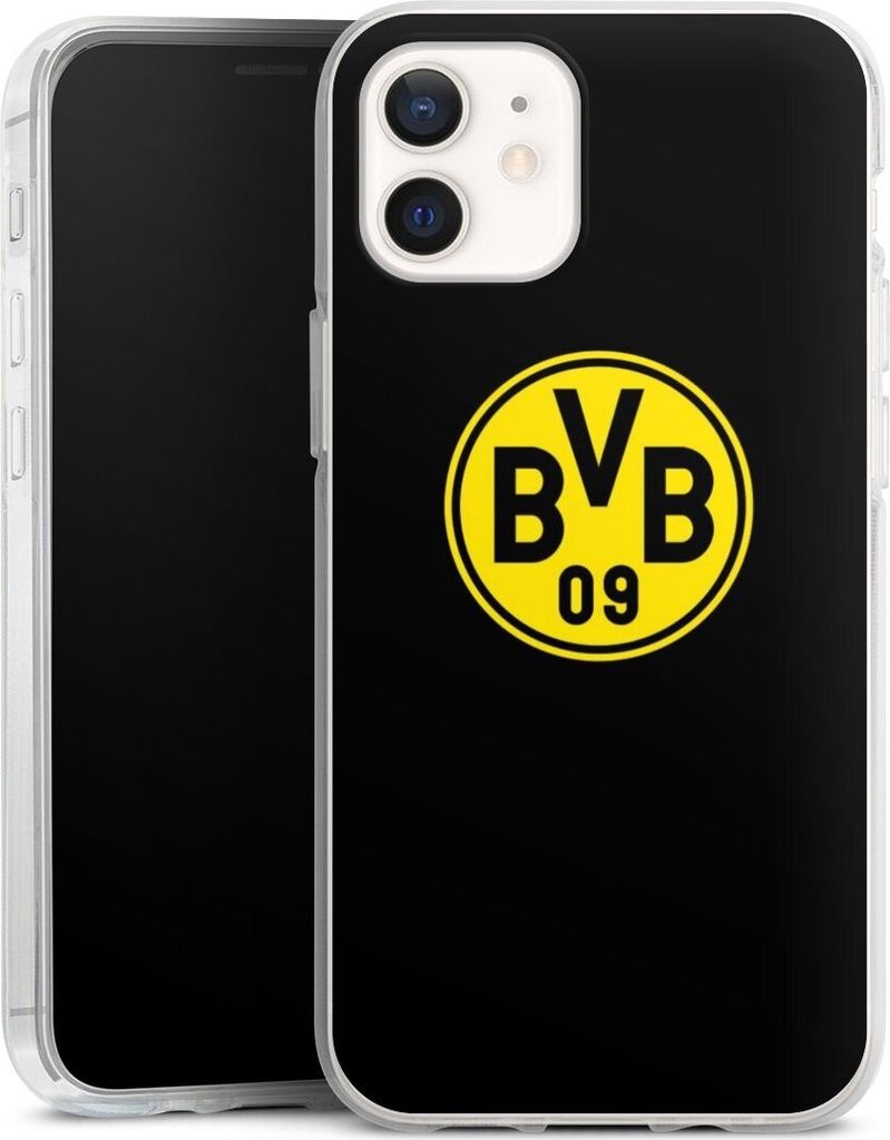 DeinDesign Handyhülle für Apple iPhone 12 Pro Silikon Hülle Case Smartphone Schutzhülle BVB Borussia Dortmund Logo