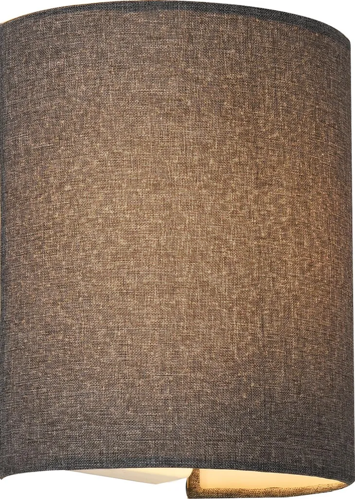Lampe de couloir murale grise - Spot mural design pour salon moderne