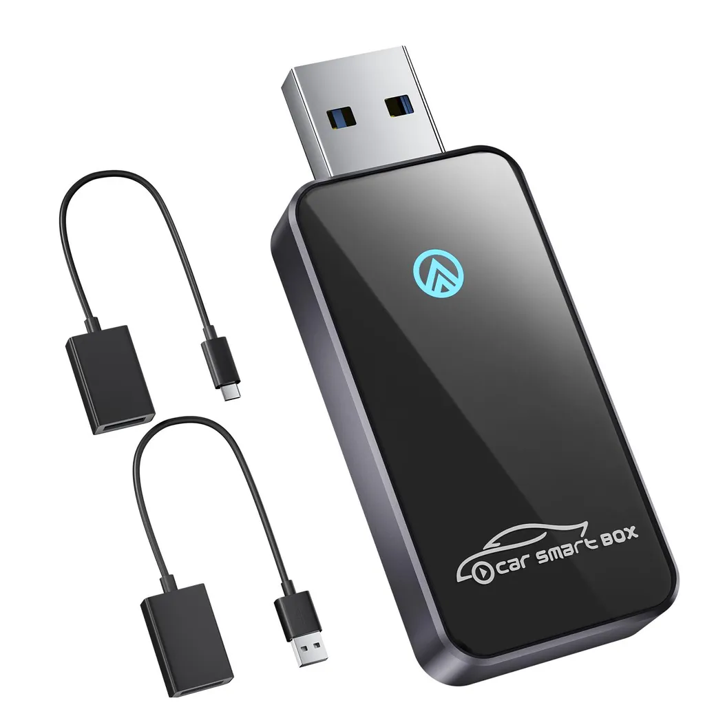 Adaptateur CarPlay sans Fil 5GHz Haute Vitesse pour Android 11 et Plus