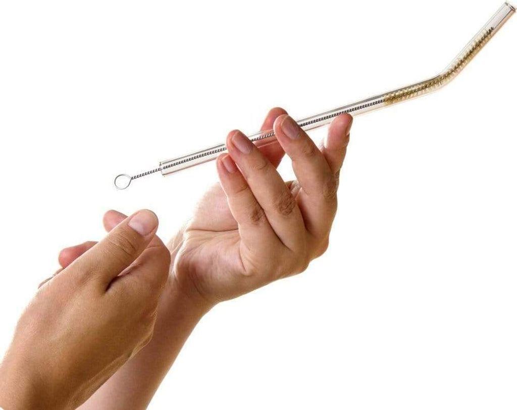 HALM Glas-Strohhalme Wiederverwendbar Trinkhalm - 6 Stück Produktbild 6