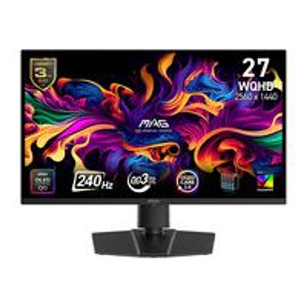 MSI MAG 273QP QD-OLED X24 27 Zoll Gaming Monitor - WQHD 1440p 240Hz 0.03ms DisplayHDR True Black 400 PC Gaming Bildschirm OLED Care 2.0 Schutz Premium